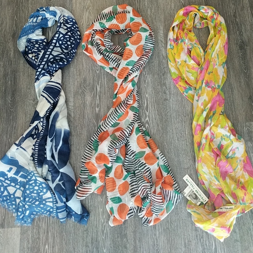3 Scarves
